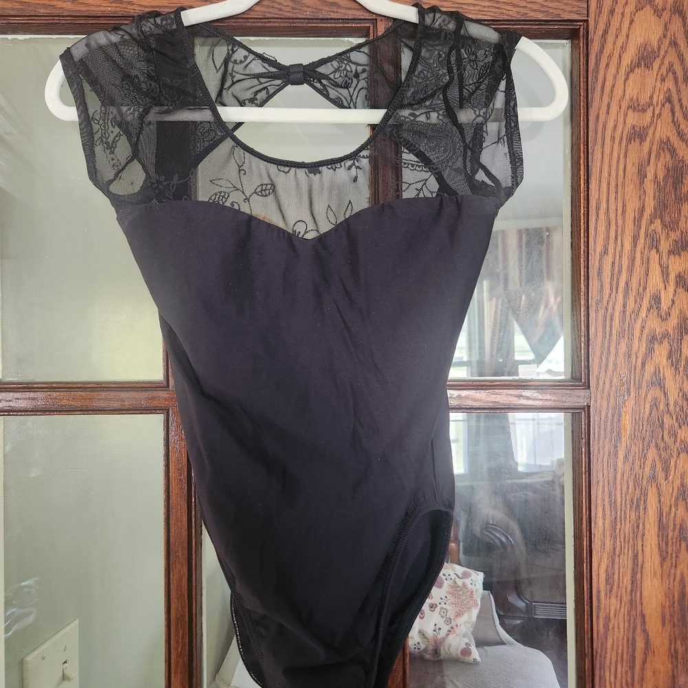 Elegant Black Lace Bodysuit